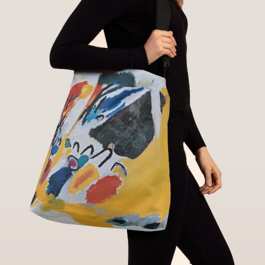Cartera en Bandolera Amarillo loco Kandinsky クロスボディバッグ (クローズアップ)