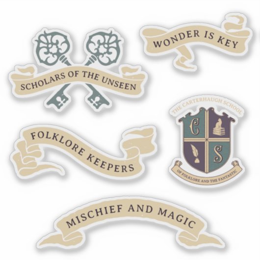 Carterhaugh Mischief and Magic Banner Stickers シール (正面)