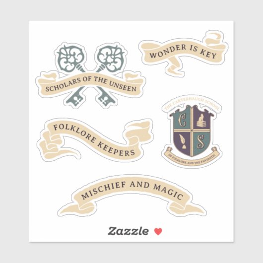 Carterhaugh Mischief and Magic Banner Stickers シール (シート)