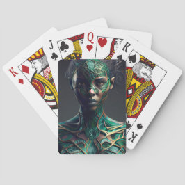 Cartes à jouer Fille Verte トランプ