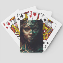 Cartes à jouer Fille Verte トランプ