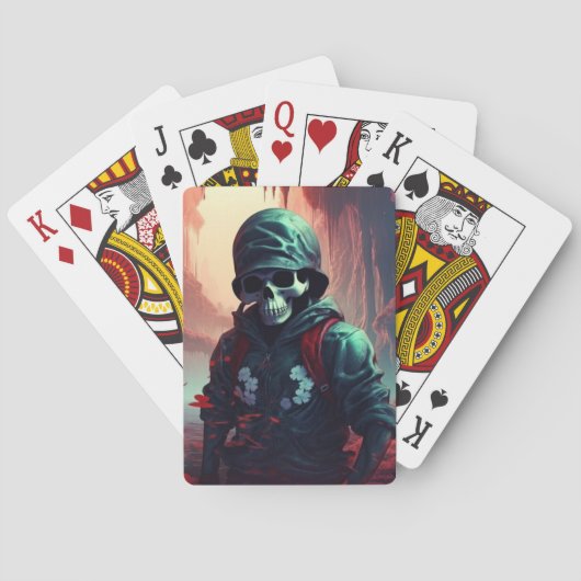 Cartes à jouer Skeleton トランプ (裏面)