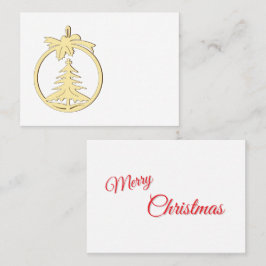 Cartes de placement pou table de Noël プレイスカード