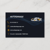 Cartes de visite automobile 名刺 (裏面)