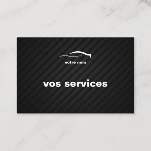 Cartes de visite automobile personnalisable 名刺 (裏面)