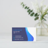 Cartes de visite États-Unis : 8,9 cm x 5,1 cm 名刺 (スタンド正面)