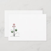 Cartes De Visite ikebana (正面/裏面)