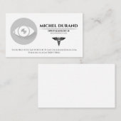 Cartes de visite Médicales ophtalmologue 名刺 (正面/裏面)