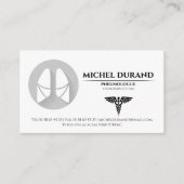 Cartes de visite Médicales pneumologue 名刺 (正面)