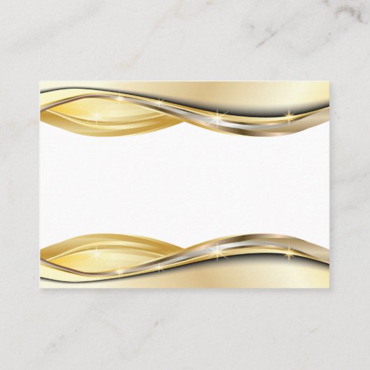 Cartes de visite ors noir luxe 名刺 (裏面)