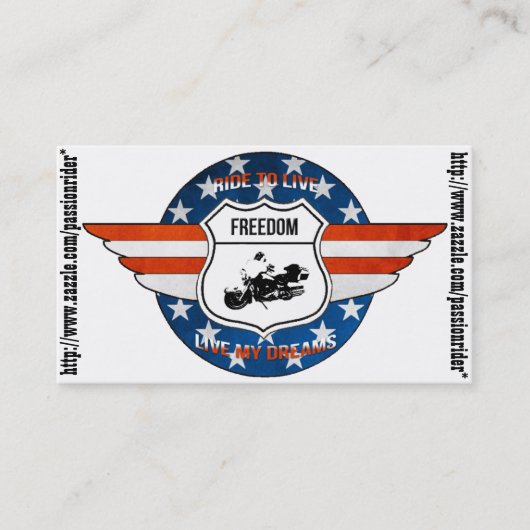 Cartes de visite PassionRider 名刺 (正面)