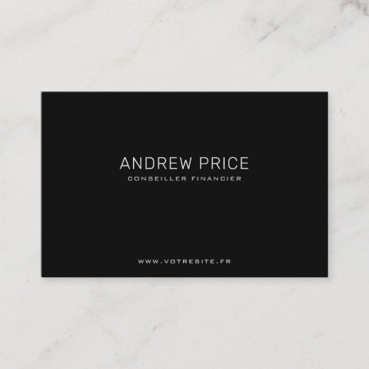 Cartes de visite - Professionnelles 名刺 (正面)