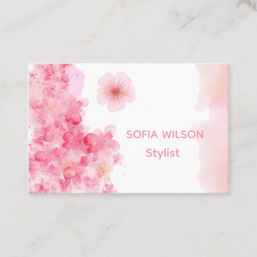 Cartes de visite Standard : 8,5 cm x 5,5 cm 名刺 (正面)