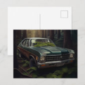 Cartes Postales auto forest ポストカード (正面/裏面)