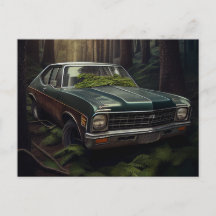 Cartes Postales auto forest