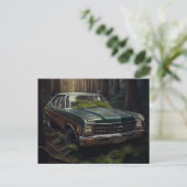 Cartes Postales auto forest ポストカード (スタンド正面)