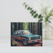 Cartes Postales auto forest ポストカード (スタンド正面)