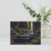 Cartes Postales auto forest ポストカード (スタンド正面)