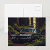 Cartes Postales auto forest ポストカード (正面/裏面)
