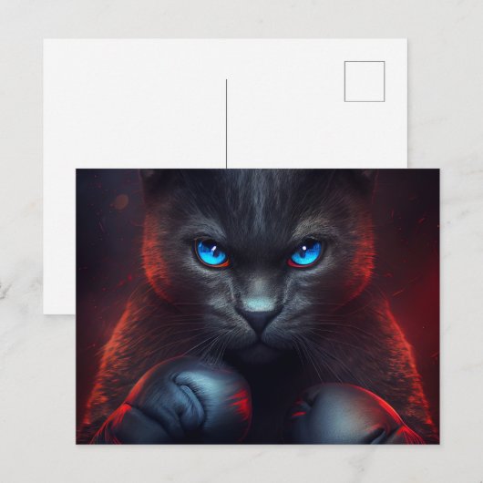 Cartes Postales Black Cat ポストカード (正面/裏面)