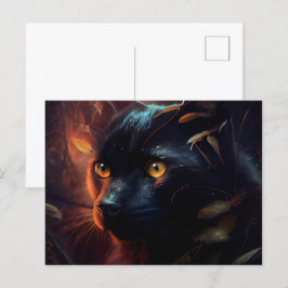 Cartes Postales Black Cat ポストカード