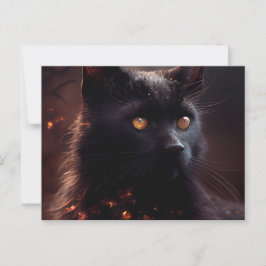 Cartes Postales Black Cat ポストカード