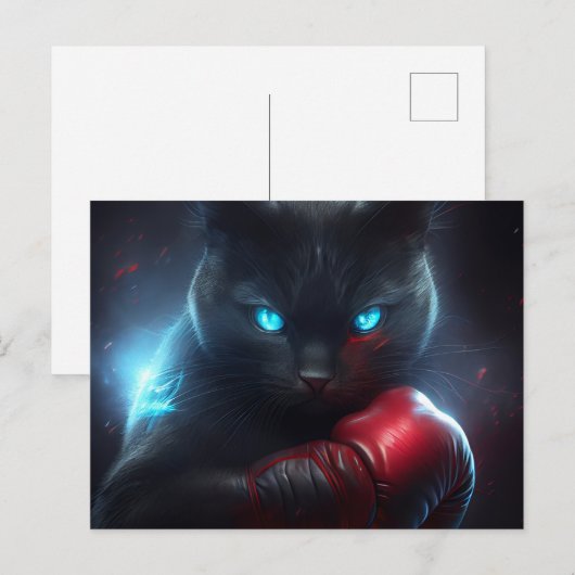 Cartes Postales Black Cat ポストカード (正面/裏面)