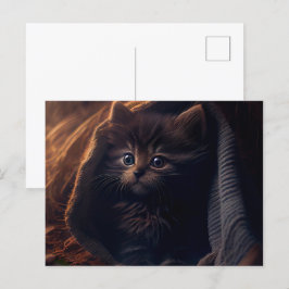 Cartes Postales Black Cat ポストカード