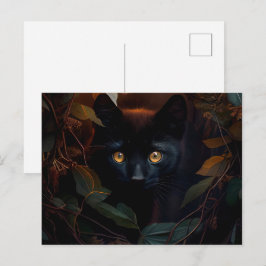 Cartes Postales Black Cat ポストカード