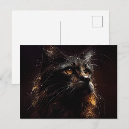 Cartes Postales Black Cat ポストカード