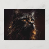 Cartes Postales Black Cat ポストカード (正面)