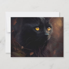 Cartes Postales Black Cat ポストカード