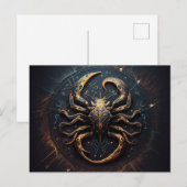 Cartes Postales Cancer Zodiac ポストカード (正面/裏面)