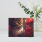 Cartes Postales Cat Fleur ポストカード (スタンド正面)