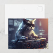 Cartes Postales Cat Funny ポストカード (正面/裏面)