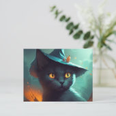 Cartes Postales Cat Halloween ポストカード (スタンド正面)