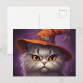 Cartes Postales Cat Halloween ポストカード (正面/裏面)