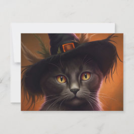 Cartes Postales Cat Halloween ポストカード