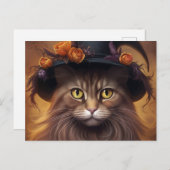 Cartes Postales Cat Halloween ポストカード (正面/裏面)