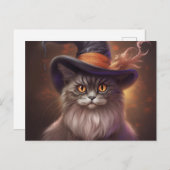 Cartes Postales Cat Halloween ポストカード (正面/裏面)