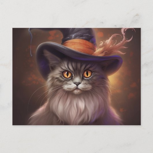 Cartes Postales Cat Halloween ポストカード (正面)