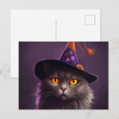 Cartes Postales Cat Halloween ポストカード (正面/裏面)