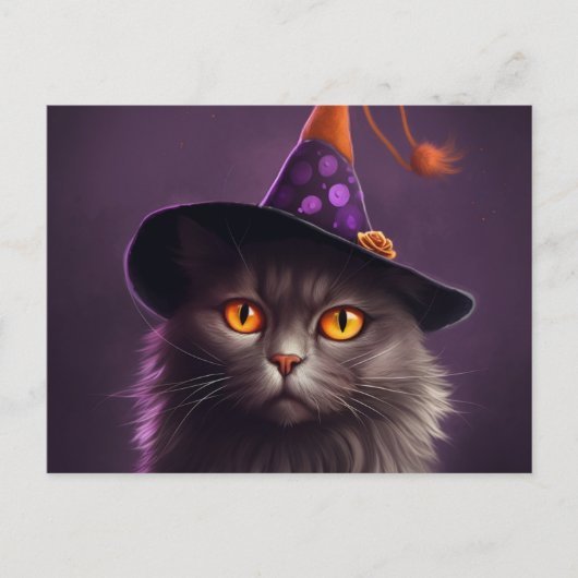 Cartes Postales Cat Halloween ポストカード (正面)