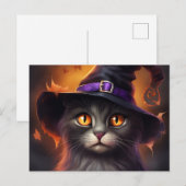 Cartes Postales Cat Halloween ポストカード (正面/裏面)