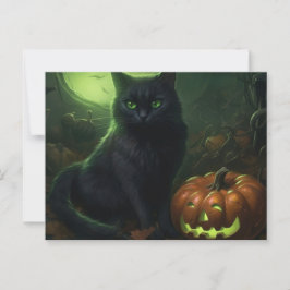 Cartes Postales Cat Halloween ポストカード