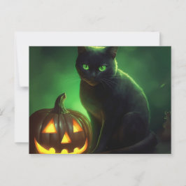 Cartes Postales Cat Halloween ポストカード