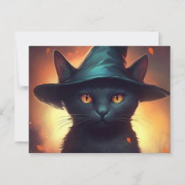 Cartes Postales Cat Halloween ポストカード