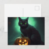 Cartes Postales Cat Halloween ポストカード (正面/裏面)