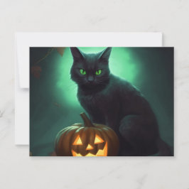 Cartes Postales Cat Halloween ポストカード