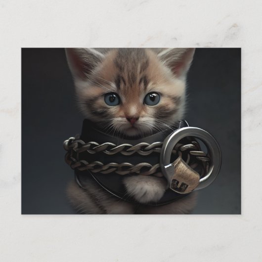 Cartes Postales Cat prisoner ポストカード (正面)